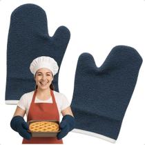 2X Luva Térmica Grafatex Alta Temperatura 35Cm Cozinha 2X Luva Térmica Grafatex Alta Temperatura 35Cm Cozinha
