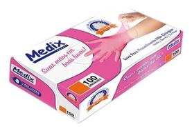2X Luvas Descartáveis Antiderrapantes Medix Procedimento Cor