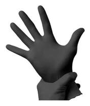 2X Luvas Descartáveis Talge Viniplus Flex Cor Preto Tamanh