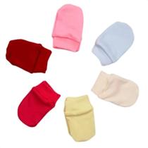 2X Luvas Para Bebe R N Infantil Kit Com 6 Pares De Luvinhas 2X Luvas Para Bebe R N Infantil Kit Com 6 Pares De Luvinhas