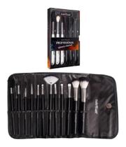 2X Macrilan Jogo 12 Pincel + 06 Pincel Esfumar Profissionais