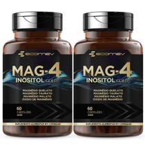 2x Mag4 Magnesio Dimalato Quelato Taurato Oxido Inositol 120 Cápsulas Ecomev 2x Mag4 Magnesio Dimalato Quelato Taurato Oxido Inositol 120 Cápsulas Ecomev