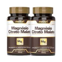 2X Magnésio Citrato Malato 60 Cápsulas Melfort 2X Magnésio Citrato Malato 60 Cápsulas Melfort