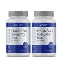 2x Magnésio Dimalato 260mg Max Lauton 60 Cápsulas