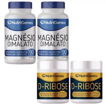 2x Magnésio Dimalato + 2x D Ribose - Nutrigenes