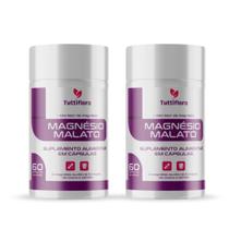 2x Magnésio Malato 60 Capsulas de 500mg Tuttiflora 2x Magnésio Malato 60 Capsulas de 500mg Tuttiflora