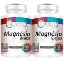 2x Magnésio Quelato 90 Cápsulas 500mg - Flora Nativa do Brasil
