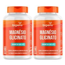 2x Magnésio Quelato Glicinato Bigens 90 Capsulas 2x Magnésio Quelato Glicinato Bigens 90 Capsulas