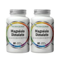 2x Malato de Magnesio 60 Cápsulas 500mg - Flora Nativa do Brasil