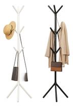 2X Mancebo Cabideiro Com Ganchos Organizador Arara Roupas Bo