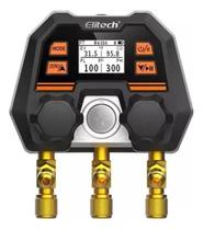 2X Manifold Digital Para Refrigeração Ar Condicionado Com Es