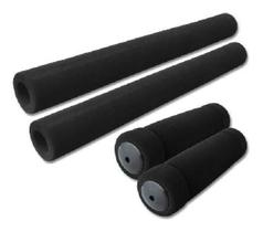 2X Manopla Bike Espuma Moto Guidão Beach Tubete Jogo 4 Peças 2X Manopla Bike Espuma Moto Guidão Beach Tubete Jogo 4 Peças