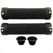 2X Manopla Elleven Com Trava Aluminio Bike Mtb Preto 130Mm 2X Manopla Elleven Com Trava Aluminio Bike Mtb Preto 130Mm