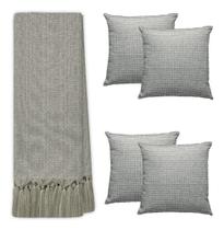 2X Manta De Sofá Luxo Gigante 3 Metros E 4 Capas De Almofada 2X Manta De Sofá Luxo Gigante 3 Metros E 4 Capas De Almofada