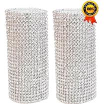 2X Manta De Strass Termocolante Prata Kit 2Un 5X45Cd