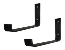 2X Mão Francesa Invertida 20Cm Suporte Ferro Industrial 2P