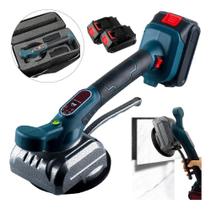 2X Maquina Assentar Piso Elétrica Recarregável 2 Baterias 48 2X Maquina Assentar Piso Elétrica Recarregável 2 Baterias 48