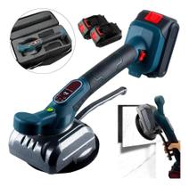 2X Maquina Assentar Piso Elétrica Recarregável 2 Baterias 48 2X Maquina Assentar Piso Elétrica Recarregável 2 Baterias 48