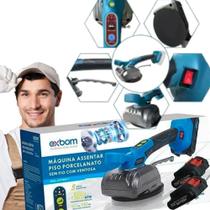 2X Maquina Assentar Piso Porcelanato Ventosa Vibratória Bate 2X Maquina Assentar Piso Porcelanato Ventosa Vibratória Bate