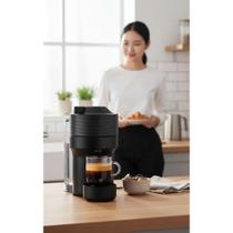 2x Máquina Café Automática 6 Tamanhos - Preto Clássico