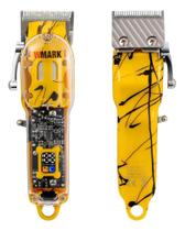 2X Maquina De Cortar Cabelo Wmark Ng411 Amarelo Profissional 2X Maquina De Cortar Cabelo Wmark Ng411 Amarelo Profissional