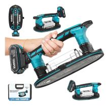 2X Maquina Para Assentar Piso 185W Com Ventosa Bateria 21V