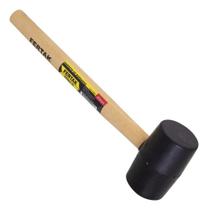 2X Martelo De Borracha Preta 40 Mm Marreta Martelinho Piso