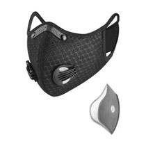 2X Máscara Anti Poluição Ciclismo Bike Moto Com Filtro Laváv