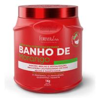 2X Máscara Banho De Verniz Morango Forever Liss 1Kg 2X Máscara Banho De Verniz Morango Forever Liss 1Kg