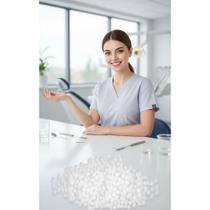 2x Massa Dente Provisório 230 Bolinhas Branco - Sorriso Novo 2x Massa Dente Provisório 230 Bolinhas Branco - Sorriso Novo