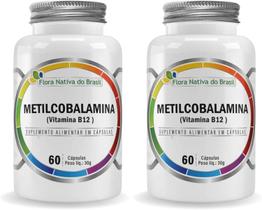 2x Metilcobalamina (Vitamina B12) 60 Caps de 500mg Flora