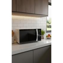 2x Micro-ondas 33L 1400W Limpa Fácil Preto e Branco 110V
