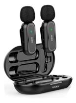 2X Microfone De Lapela Duplo Profissional Maxnova Mk07 Tipo 2X Microfone De Lapela Duplo Profissional Maxnova Mk07 Tipo