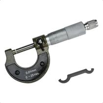 2X Micrômetro Externo Fivor 0Mm - 25Mm Mecânico Modelo Micro