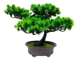 2X Mini Bonsai Artificial Decorativo