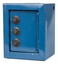 2X Mini Cofre Porta Moedas Com Tres Segredos Em Aço Fercar C