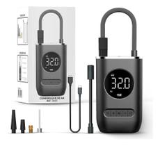 2X Mini Compressor Portátil Usb 25L/Min - Multifuncional Rel