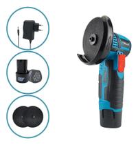 2X Mini Esmerilhadora E Lixadora De Mão Leve Sem Fio Portáti