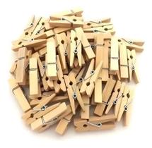 2X Mini Grampo Pregador Prendedor Fotos 50 Unidades 3,5Cm