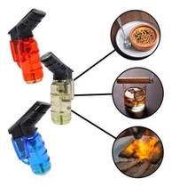 2X Mini Maçarico Cozinha Culinário Pequeno Com Chama Potente