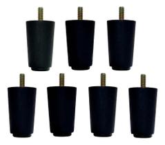 2X Mini Pé Cama Box Casal Jogo Com 7 Peças 6 Cm Altura 2X Mini Pé Cama Box Casal Jogo Com 7 Peças 6 Cm Altura