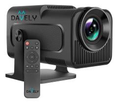 2X Mini Projetor Hy320 Davely Smart Tv Bluetooth5 Wifi6 4K 3