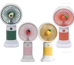 2X Mini Ventilador Usb Potente Mesa Portátil Recarregável D