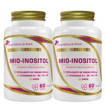 2x Mio Inositol + Zinco Vitamina B1 B6 D3 K2 60 Cápsulas 500mg