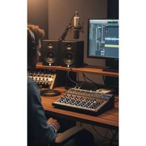 2x Mixer Digital 7 Canais XLR USB Bluetooth