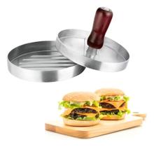 2X Modelador De Hamburguer Molde Forma De Aluminio Gourmet 2X Modelador De Hamburguer Molde Forma De Aluminio Gourmet