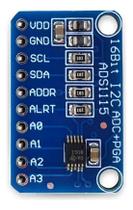 2X Módulo Conversor Analógico Digital Ads1115 16Bits 4 Canai 2X Módulo Conversor Analógico Digital Ads1115 16Bits 4 Canai