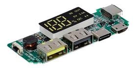 2X Modulo Usb Powerbank Carregador De Bateria 18650