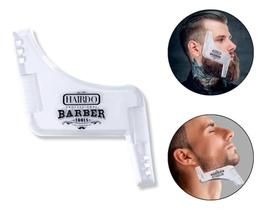 2X Molde Alinhador Pente Régua Barba Bigode Pézinho Barbeari 2X Molde Alinhador Pente Régua Barba Bigode Pézinho Barbeari
