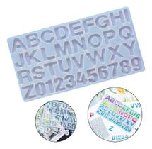 2X Molde De Silicone Alfabeto Grande Brilhante